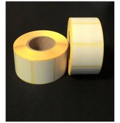 Resim 60x80 Kuşe Barkod Etiket 1 Rulo 250 Sarım 