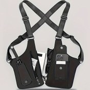 Resim Erkek Vintage Koltuk Altı Çapraz Çanta - Çok Yönlü Hafif Omuz Sırt Çantası, Açık Telefon Kılıfı, Siyah Oxford Yelek Çantası Bisiklet, Yürüyüş, Maraton, Yürüyüş, Fitness, Koşu için - Erkek Arkadaş, Eş, Baba, Sınıf Arkadaşı için İdeal Hediye - Baba Günü Hediyesi, Tatil Hediyesi, Yıldönümü Hediyesi. 