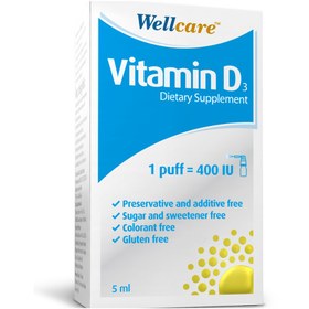 Resim WELLCARE Vitamin D₃ 400 IU 5 Ml Sprey 