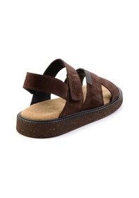 Resim Bambi Kahve Leather Erkek Sandalet E05801030602 Kahve 