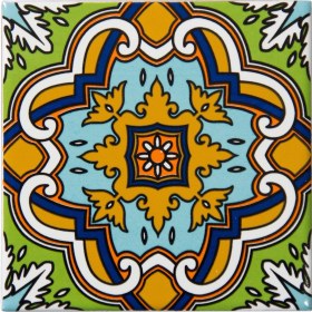 Resim Can Seramik 10*10 cm Cç-88 Kütahya Çini Karo ( 5'li 1 Paket ) 