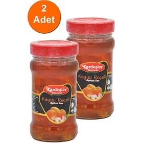 Resim Kardeşler Şekerleme Kayısı Reçeli Cam Kavanoz 2 x 380 G 