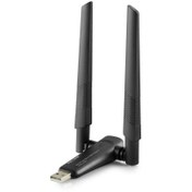 Resim Skygo Usb Wıfı Adaptor 2.4Ghz&5Ghz Aıc8800D Ax1800 Wifi6 Siyah UAX04 