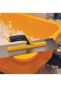 Resim Dekor Alçı Malası Yay Çeliği 35 CM Açık Sap 