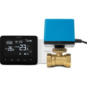 Resim Xenon Smart Oda Termostatı ve Su Vanası | 2\'li Set, Wifi Mobil Kontrol, Akıllı Isıtma Otomasyonu 