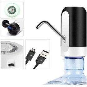 Resim Usb Şarj Edilebilir Otomatik Su Sebili Pompası Dokunmatik Pompa 