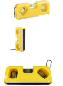 Resim Janva Cep Tipi Mini Su Terazisi Kırmızı Mıknatıslı Su Terazisi 10x4 cm 