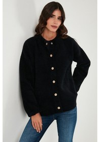 Resim Lela Bayan Hırka 4617021 Siyah Siyah 