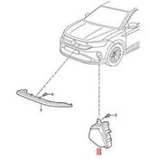 Resim VAG / ORJINAL 2G7941661 | Volkswagen Taigo Sol Ön Led Sis Farı Orijinal 