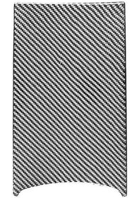 Resim Arka Hava Çıkışı Tekme Önleyici Panel Trim Kapağı Çıkartması Karbon Fiber 2014-2018 Aksesuarları 