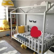 Resim Deniz mobilya Montessori Yatak Beyaz Subazli Boya Imalattan Satış 