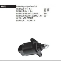 Resim Doduco 38132 Rolanti Ayar Valfi 7701042784 7701206370 