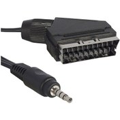 Resim Uydu Alıcısı Av Kablo 3.5 MM St Erkek/Scart Kablo 1.2 Metre Kısa 