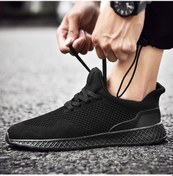 Resim Gri Büyük Beden Ultralight Uçan Dokuma Günlük Erkek Spor Sandalet 39-46 Gri 