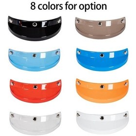 Resim Pazly Evrensel Motosiklet Kask 3 Çıtçıtlı Açılır Vizör, Rüzgar Kaş Turuncu, Yüz Kask, Güvenlik Ve Koruma Orange 