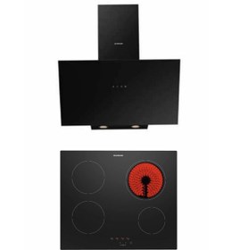 Resim Silverline İkili Siyah VC8210B01 - 3481 Ankastre Set 