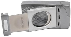 Resim MGM04-25 Kesicili Çift Jet Alev Silver Çakmak 