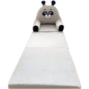 Resim Katlanabilir Çocuk Koltuğu Gri Panda ASDRF 