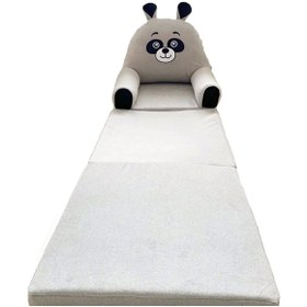 Resim Katlanabilir Çocuk Koltuğu Gri Panda ASDRF 