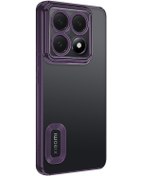 Resim Zore 14t Pro Kılıf Kamera Korumalı Logo Gösteren İksp Omega Kapak - Derin Mor Derin Mor 