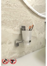 Resim Alper Banyo Krom Paslanmaz F1 Model Diş Fırçalık Diğer 