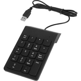 Resim Hype Store Plus PX-1864 USB 2.0 Siyah Numerik Klavye Keypad Kablolu 