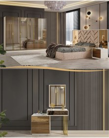 Resim Vavello Napoli Gold Yatak Odası Takımı 