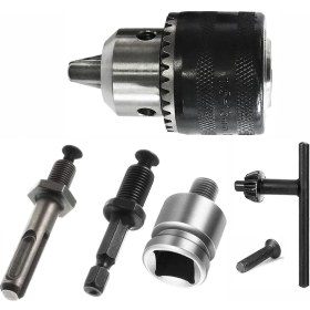 Resim Dadata 1 5-13MM Matkap Kıyma 1/2-20 Inf Sds ile Plus Adaptör ve Kolet Anahtar Matkap Yapma Elektrikli Matkap Dönüşümünü Delmek Için (Yurt Dışından) 