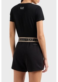 Resim Ea7 Bayan Short 7w000280 Af12501 Uc001 Siyah Siyah 