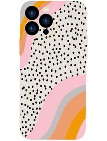 Resim mooodcase Iphone 13 Pro Uyumlu Çikolatalı Çilekler Desenli Kamera Lens Korumalı Darbe Emici Silikonlu Lansman 