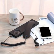 Resim Yüksek kaliteli vintage telefon, Açık kulaklık, USB Type-C ve 3.5mm jaklarla uyumlu, Ev Ofis için, yenilikçi aksesuar, Noel Hediyesi 