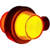 Resim Ahmet Otomotiv Horpol Tipi Neonlu Takoz Lamba 12v-24v Sarı-kırmızı 