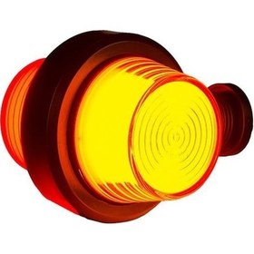 Resim Ahmet Otomotiv Horpol Tipi Neonlu Takoz Lamba 12v-24v Sarı-kırmızı 