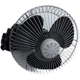 Resim 24 V Vantuzlu Araba Fani Dönerli Vantilatör Pervane 8 İnç 