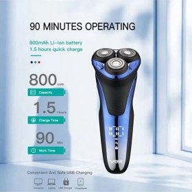 Resim 212 Farissu Vgr V-306 Su Geçirmez Sıfır Yanak Cırcır ve Folyo Tıraş Makinesi - Sinekkaydı Etkili Islak ve Kuru 