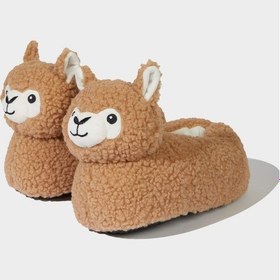 Resim Defacto Kadın Düz Taban Panduf F1599ax25wnbn85 Kahve-bn85 