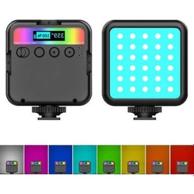 Resim Wondernest Puluz Cep Işığı 2500-9000k+rgb, Güzellik Dolgu Işıklı Kamera El Tipi Led Işık, Siyah 