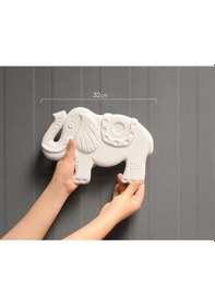 Resim Fil Seramik Bisküvi Boyanabilir Obje 