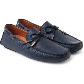 Resim Lacivert Oxford Klasik Erkek Tz-14351 John May Laci Floater Lacivert 