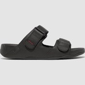Resim Fitflop Gogh Moc L05 Hakiki Deri Siyah Erkek Terlik Siyah 
