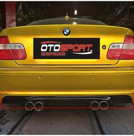 Resim Bmw E46 M Tampon Difüzör Fiberglass Boyasız 
