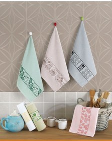 Resim 40 60 %100 Pamuk 6'lı Mutfak Havlusu Mix Fruits 