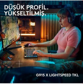 Resim Logitech 920-012721 G915 X Lightspeed TKL Low Profile Tactile Switch Kablosuz Klavye 