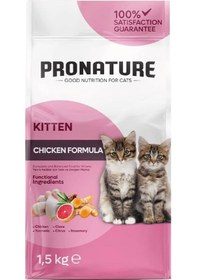 Resim Pronature Tavuklu ve Pirinçli Yavru Kedi Maması 1500 G 