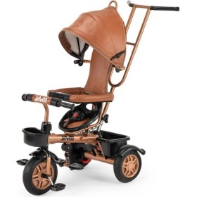 Resim Gold Hiper Bike Üç Tekerlekli Tenteli Ebeveyn Kontrollü Çocuk Bisikleti Taba 