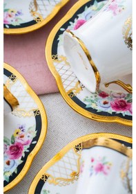 Resim Acar Tenebris 6 Kişilik Kahve Fincanı Takımı - 90 Ml Siyah 