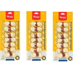 Resim Wanpy Biftek Sargılı Köpek Ödülü 3 x 90 G 