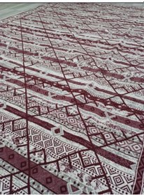 Resim Savan Dokuma Halı Örtüsü 4m² 170 240cm Kale Bordo1 Bordo 