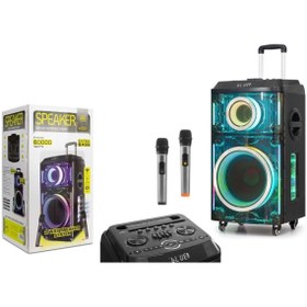Resim Subzero WR180 12"+1 Tweeter / Equalizer Profosyonel Işıklı Derin Bass Multimate Bluetooth Hoparlör 