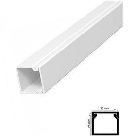 Resim Kablo Kanalı 25x25 Mm 2 Metre Yapışkan Bantlı 4 Adet Renkli 